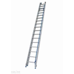 Solide touwoptrekladder 2-delig